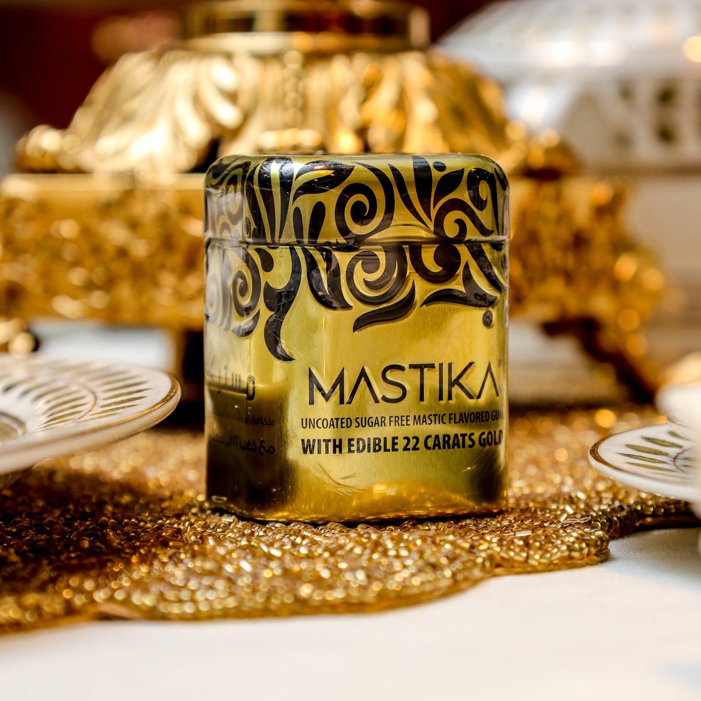 MASTIKA GOLD | 4 Tins of 24 Pieces (96 Total Pieces) - THE MASTIKA GUM CO